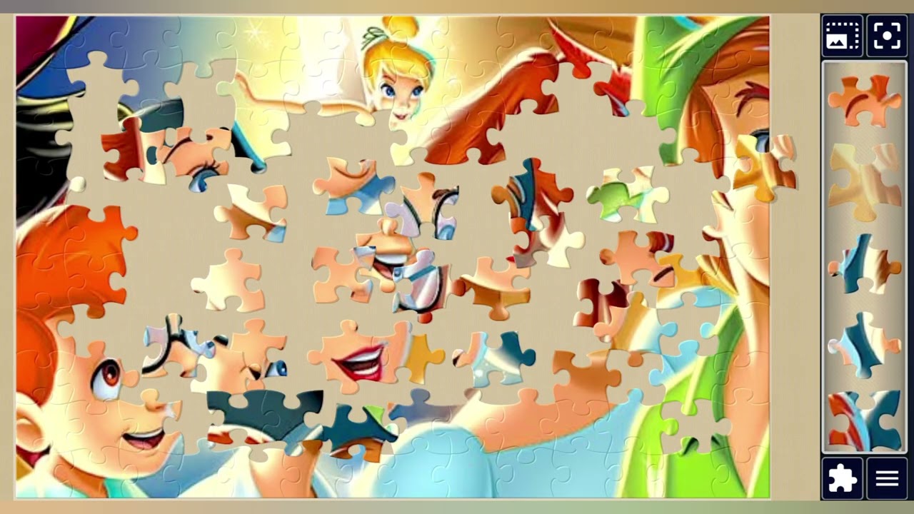 Peter pan & Friends:Adventure in Neverland🧚‍♀️🧚‍♂️🚀🌈✨️🪄//Jigsaw puzzles🧩//jigsaw puzzles journey🧩//