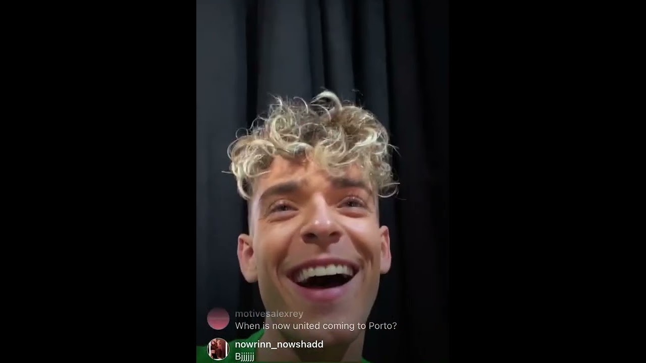 Now United - Josh live on Instagram (05/04/2022)
