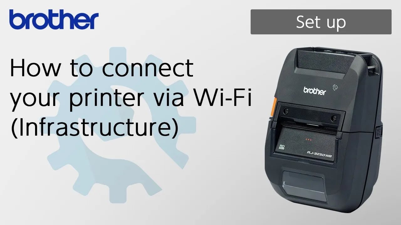 How to connect your printer via Wi-Fi (Infrastructure) [Brother Global Support]