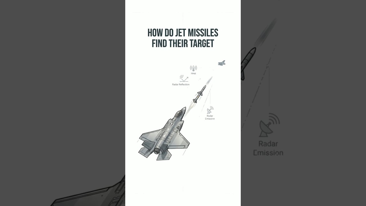 Missiles That Think for Themselves: How Jets Lock On #aircombat #shorts #missiles #dogfight