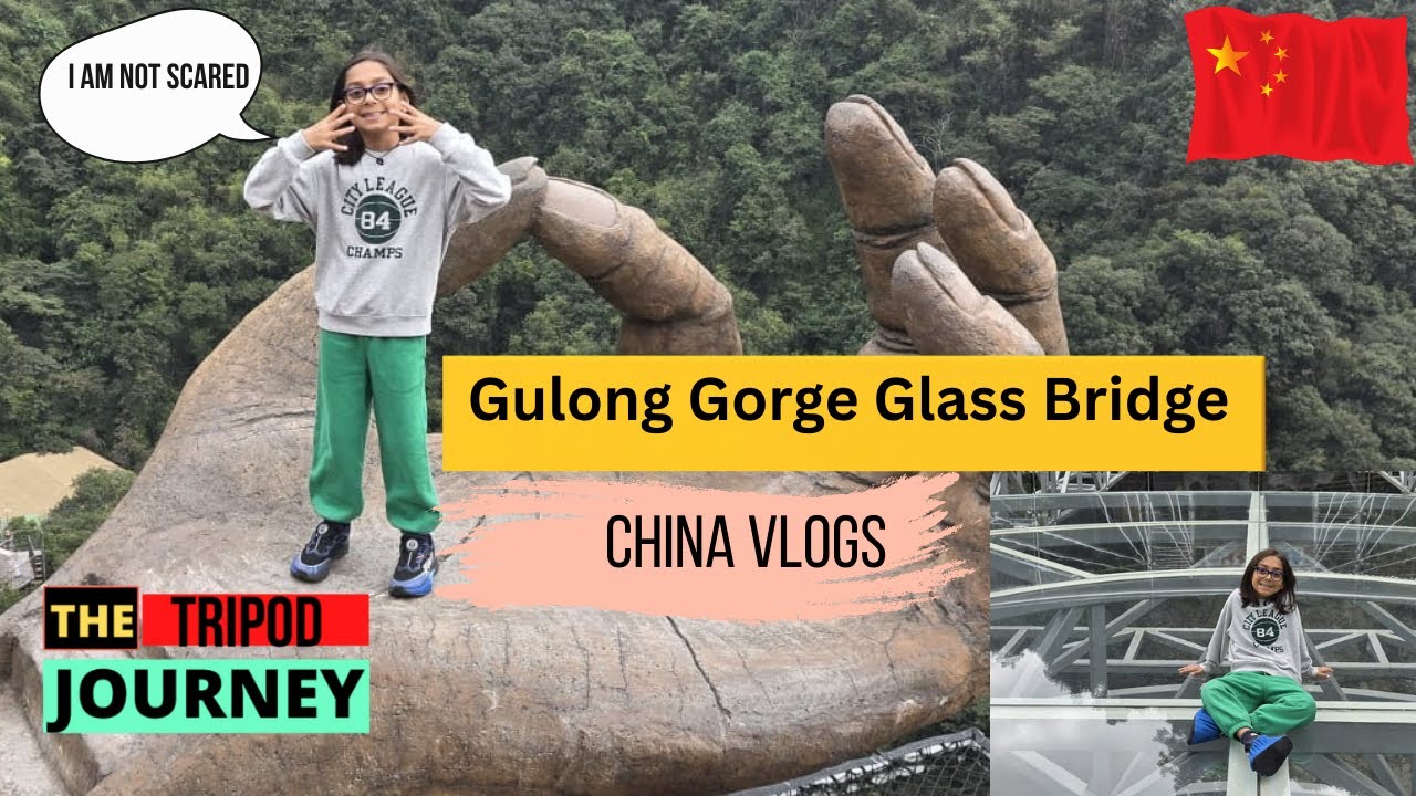 The Gulong Gorge Glass Bridge Vlog I Guangzhou Tourist Destinations I China Vlogs