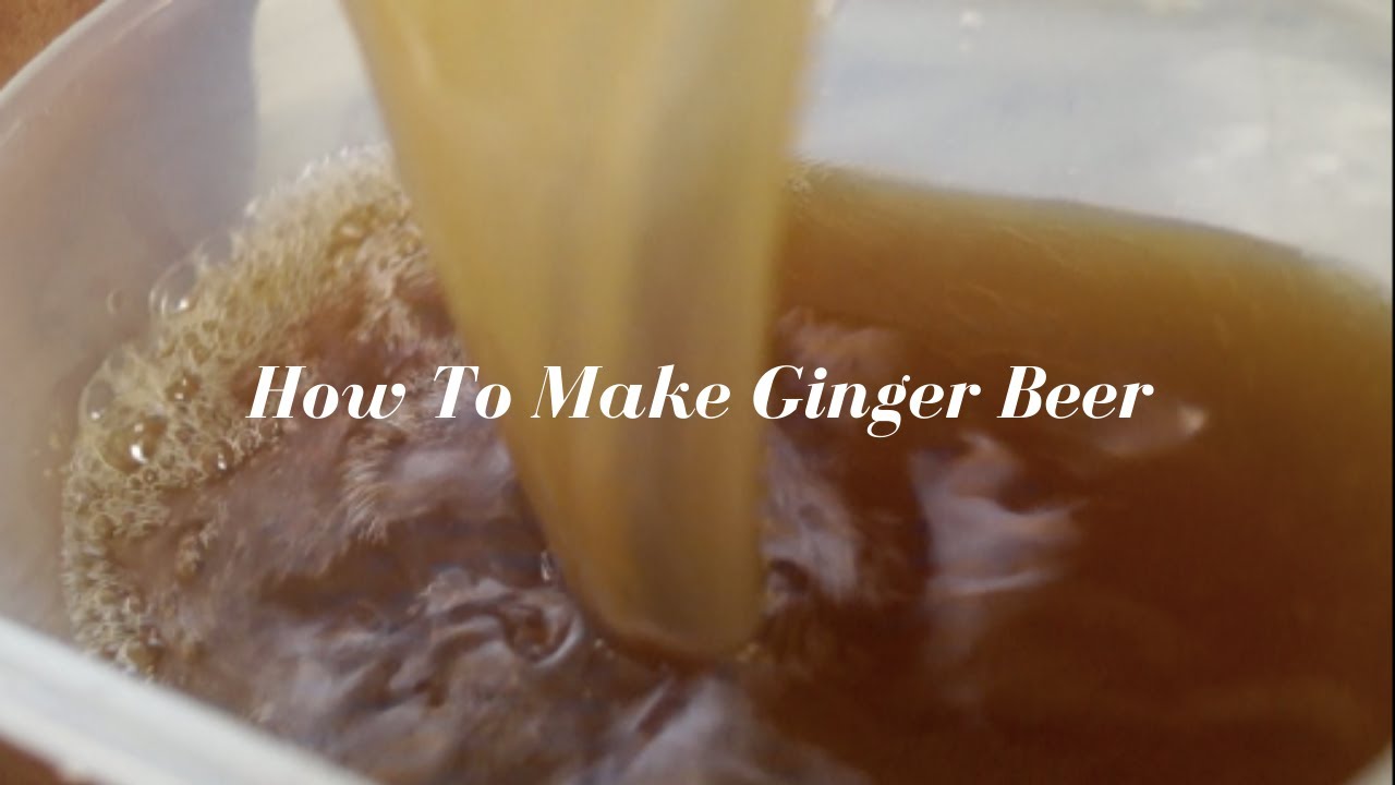 HOW TO MAKE GUYANESE STYLE GINGER BEER