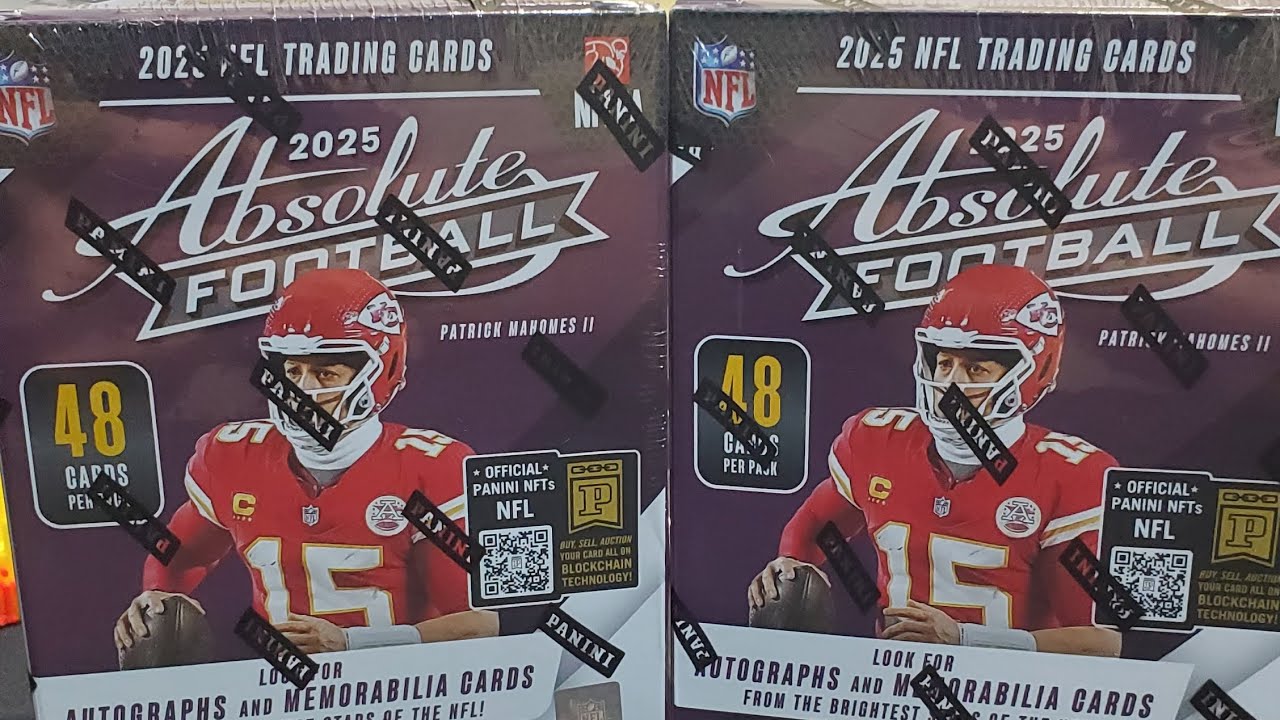 2025 Panini Absolute Blasters x2 . Again. Are these better than the first break? NOPE!!!!!