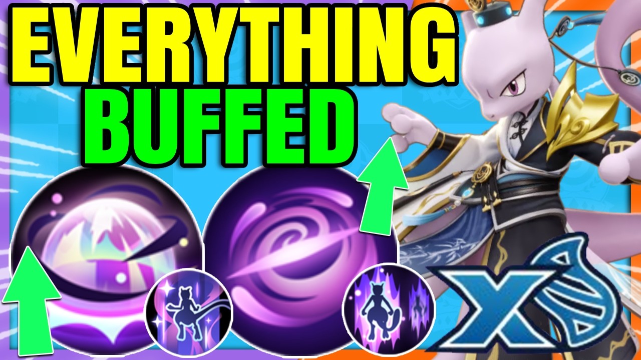 BUFFED MEWTWO X is INSANE with PSYSTRIKE and FUTURE SIGHT | Pokemon Unite