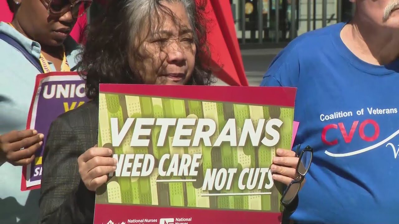 Nurses rally to protest cuts at V.A. hospitals