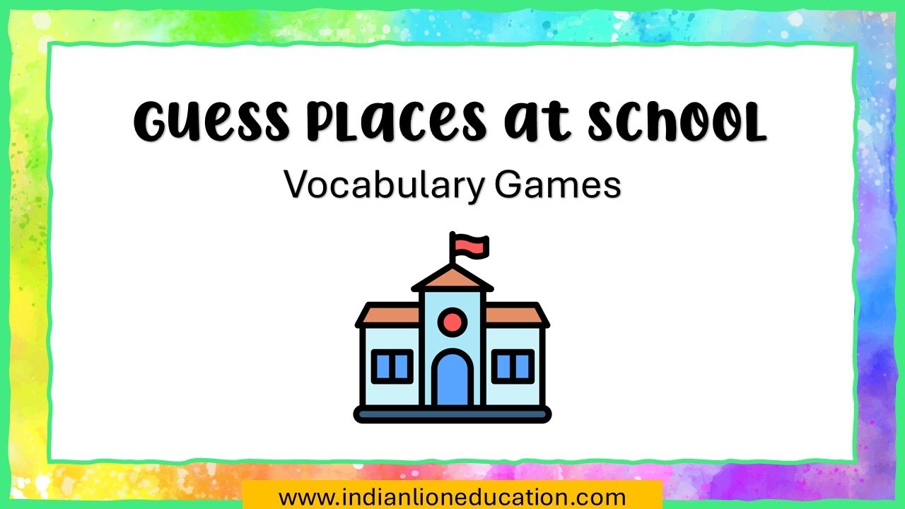 ESL Games - Guess places at school quizz