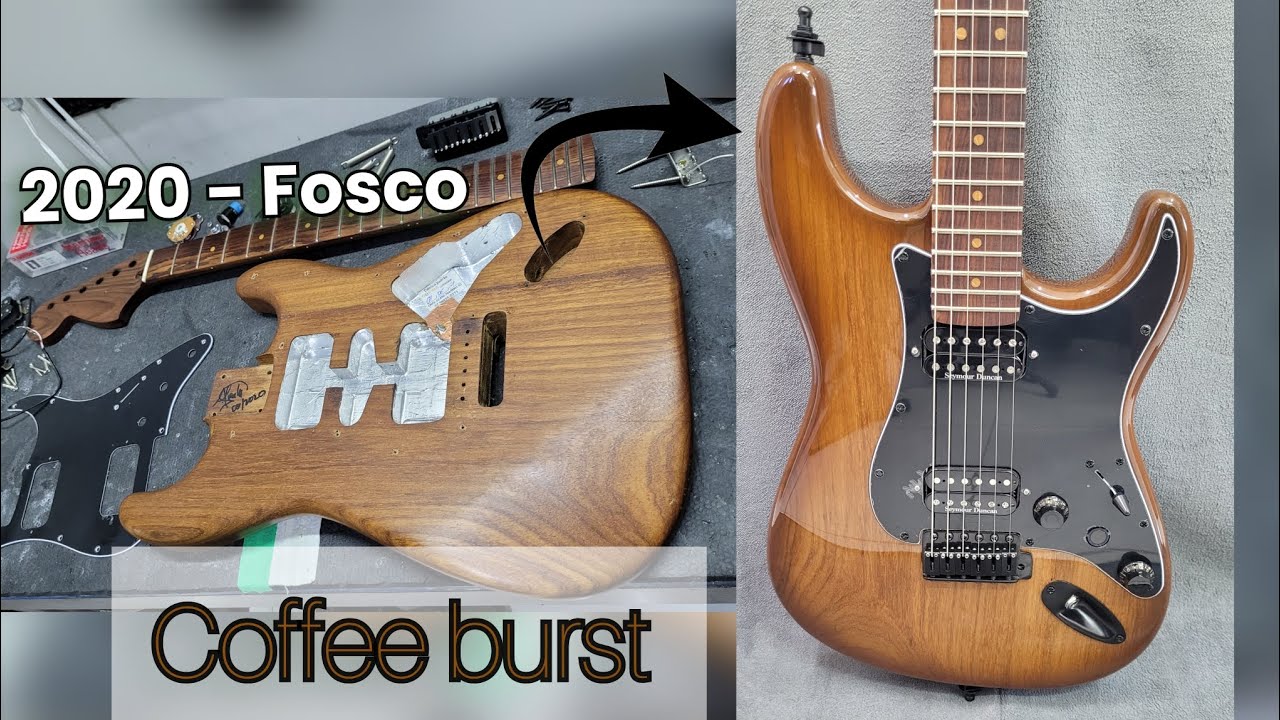 Guitarra Luthieria - Freijó Coffee Burst 