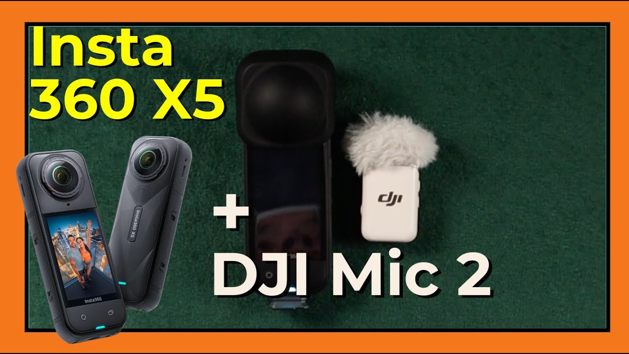 Insta360 X5 + DJI Mic 2 BLUETOOTH Audio Test