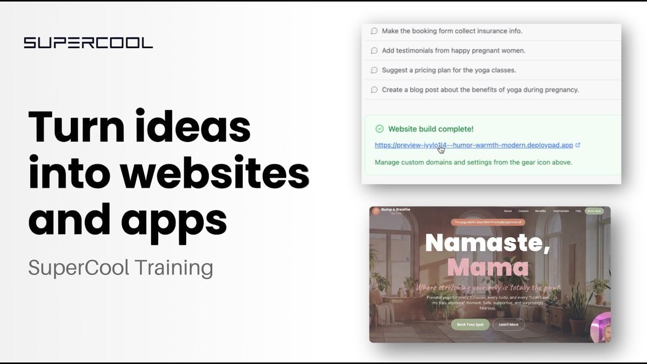 How to Build a Website and Connect a Custom Domain on Supercool