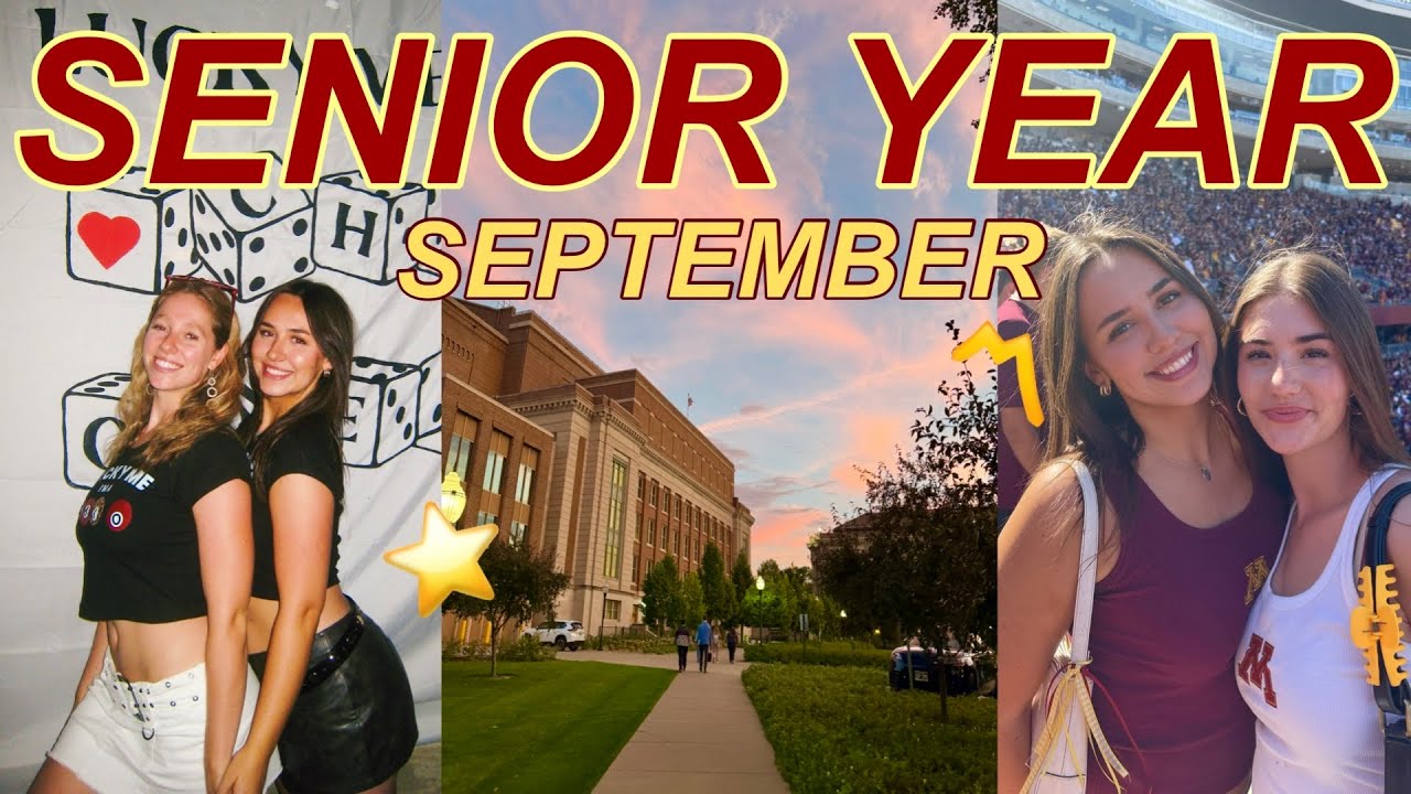 SENIOR year! Wow!….vlog of september ♥️
