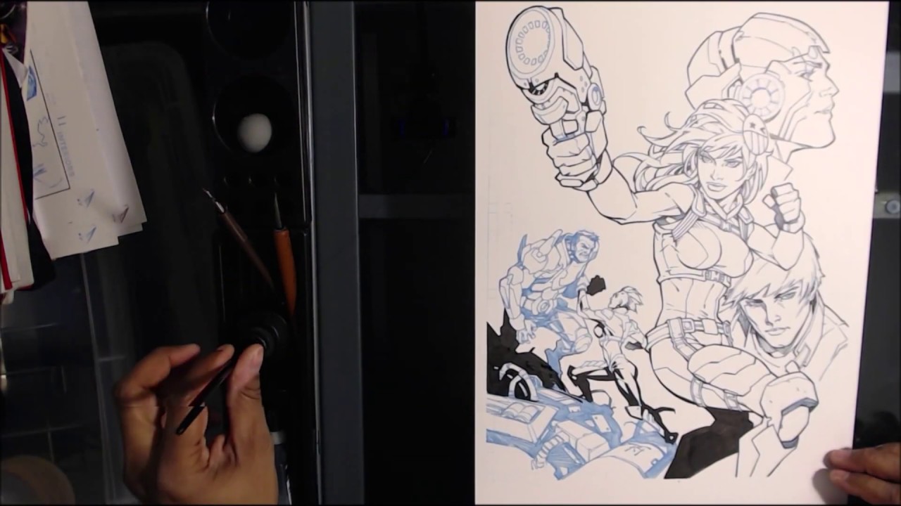 Randy Green Bubblegun cover inks