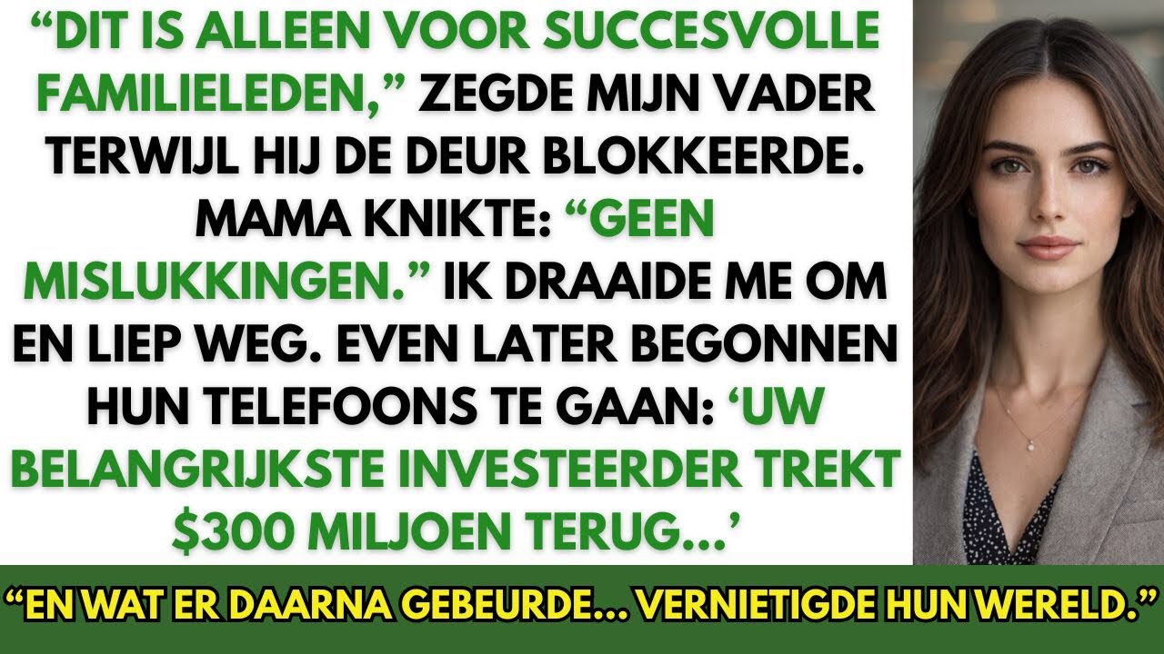 “Ze gooiden mij uit de meeting… zonder te weten dat ik hun enige winst maak.”