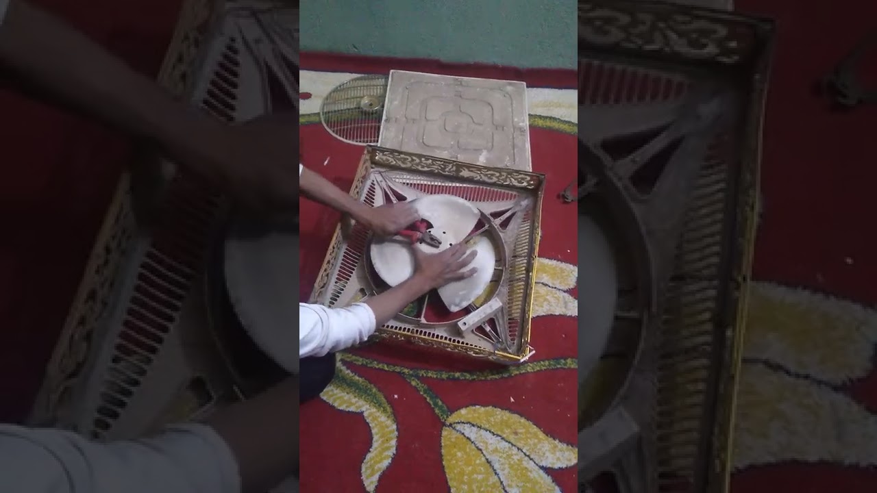 كيفية غسل مروحة سقف ثانوي
