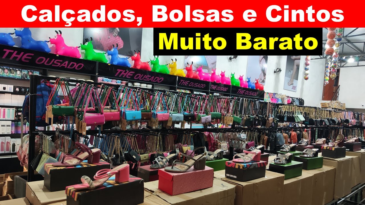 GALPÃO DE CALÇADOS, BOLSAS E CINTOS EM SANTA CRUZ DO CAPIBARIBE MUITO BARATO