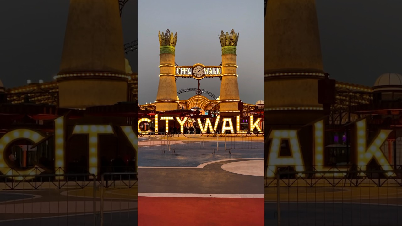 CITY WALK JEDDAH #jeddah #citywalk #trending #shorts