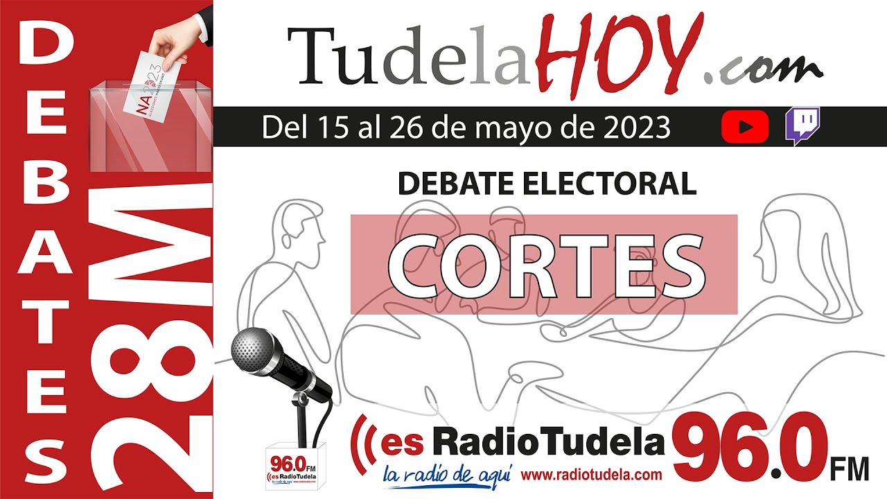 Debate electoral para la alcald&iacute;a de Cortes 2023.
