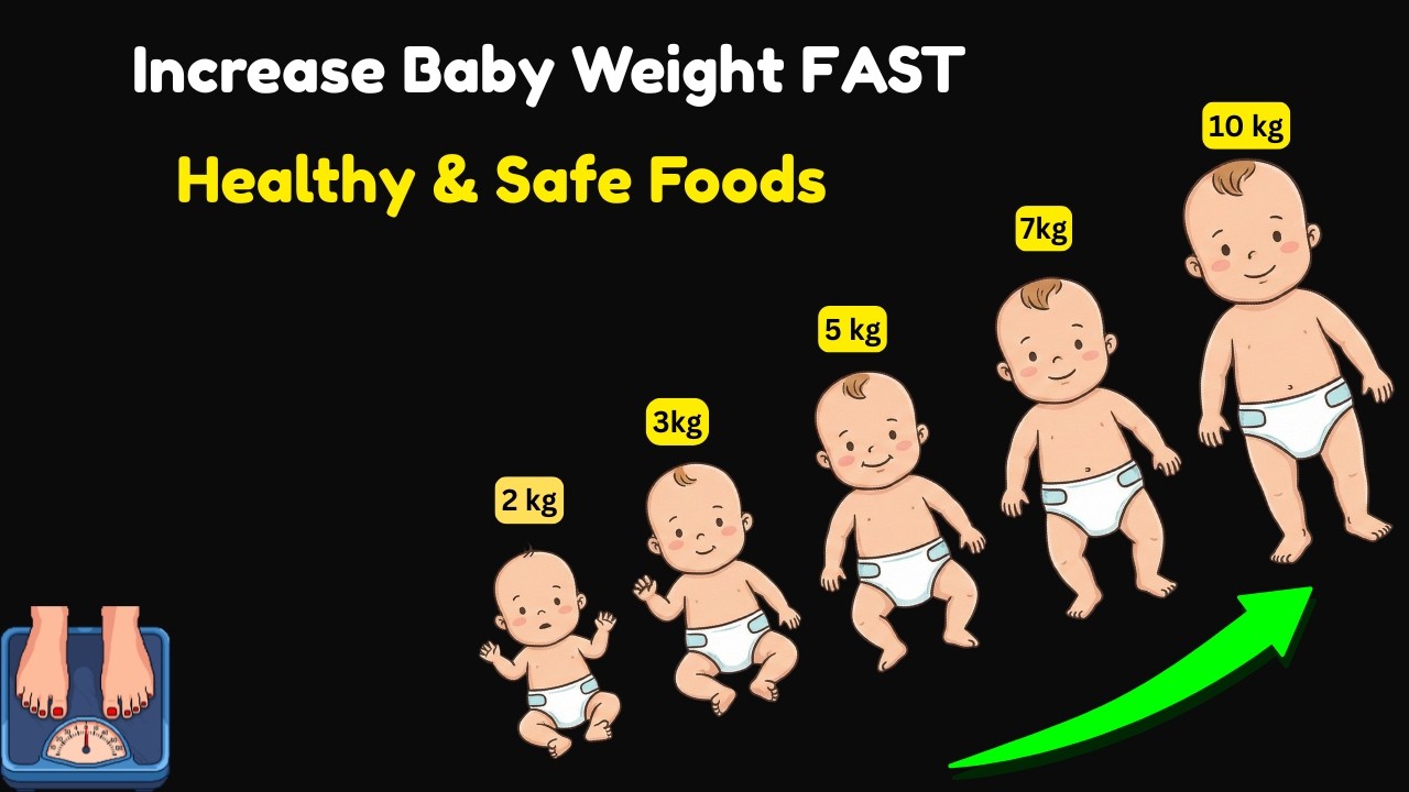 How to Increase Baby Weight FAST (Healthy & Safe Foods!)