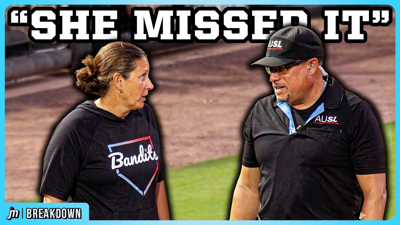 Umpire is convinced he got this call correct, a breakdown