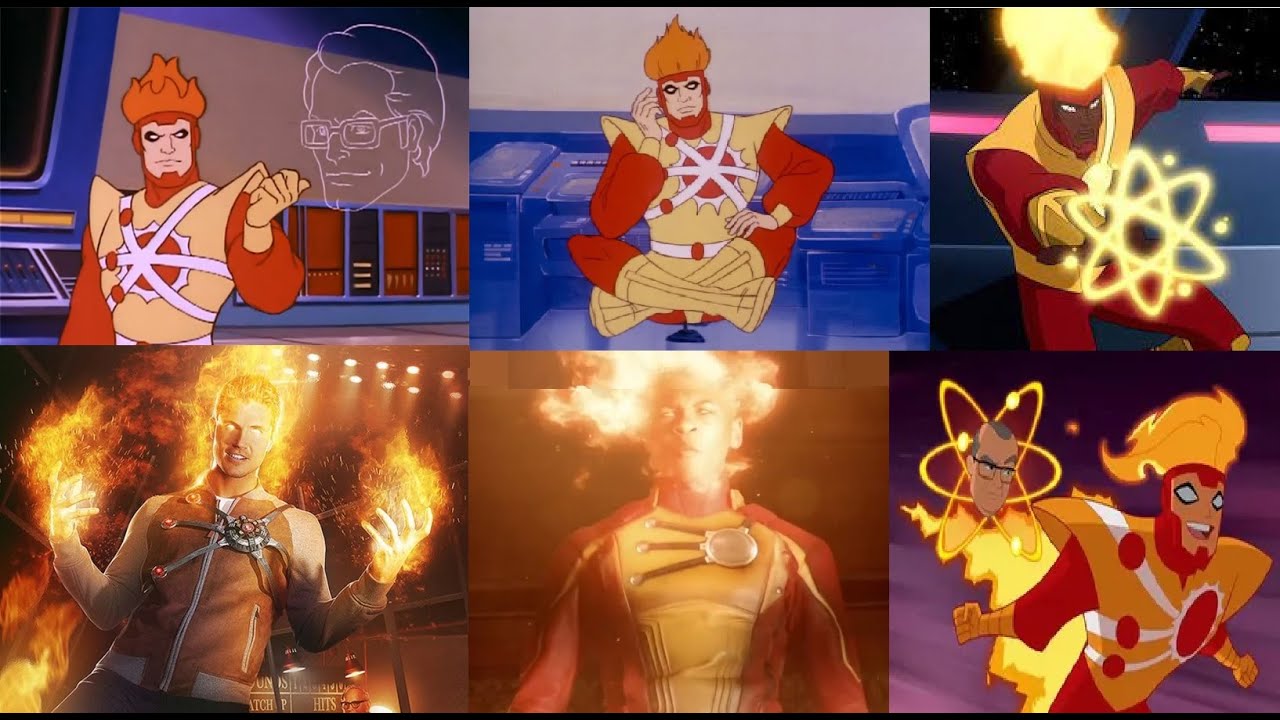 Nuclear / Firestorm &ndash; Evolu&ccedil;&atilde;o em filmes, s&eacute;ries e anima&ccedil;&otilde;es / Evolution