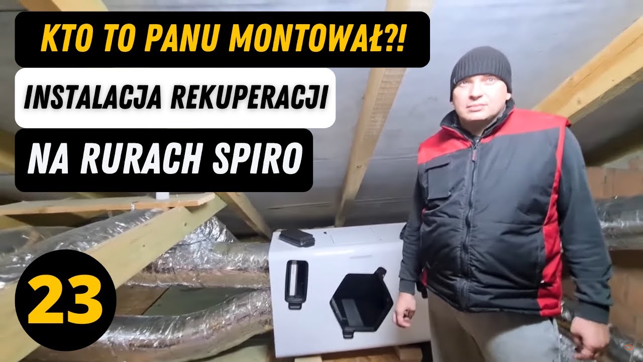 Rekuperacja zmasakrowana! Ja tego nie Szczymie!