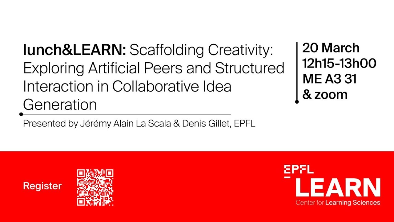 lunch&LEARN: Scaffolding Creativity