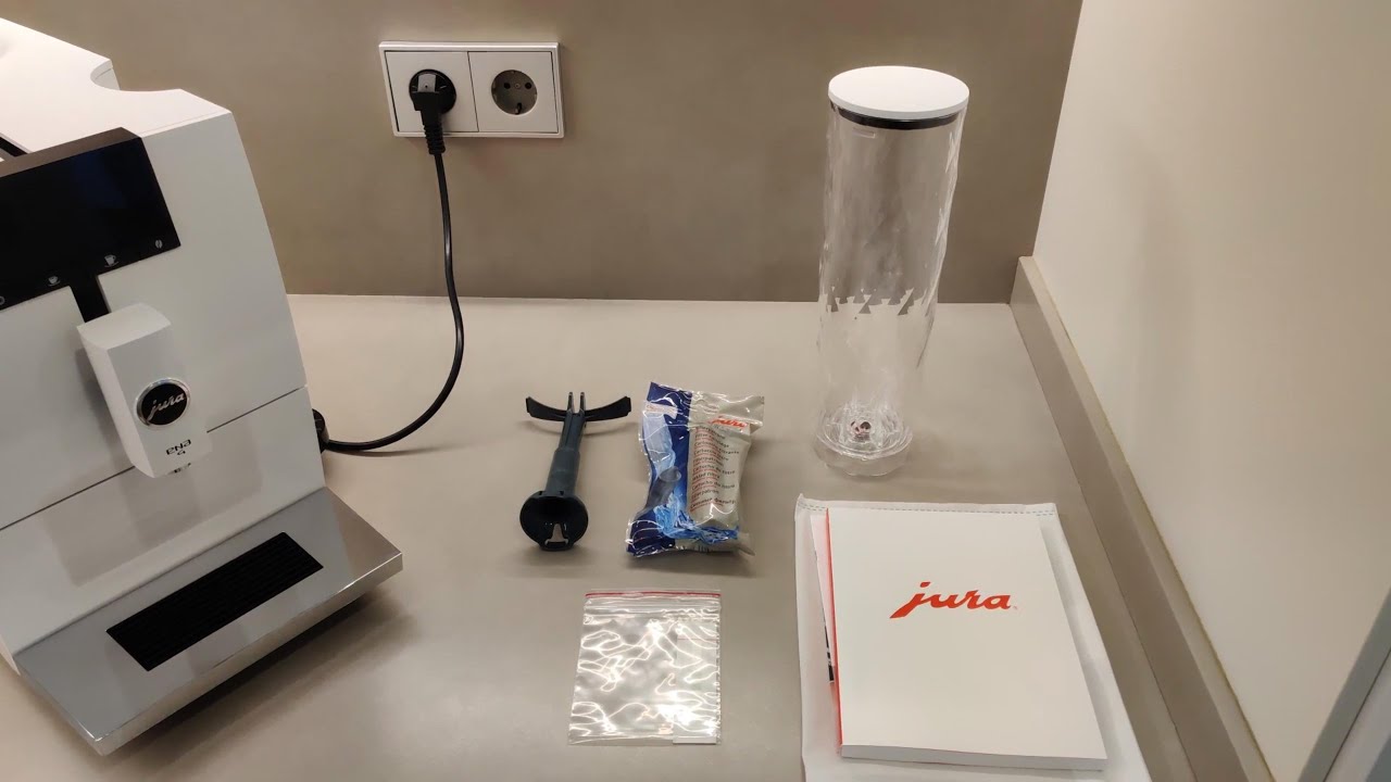 Jura ENA4 unboxing y puesta a punto.