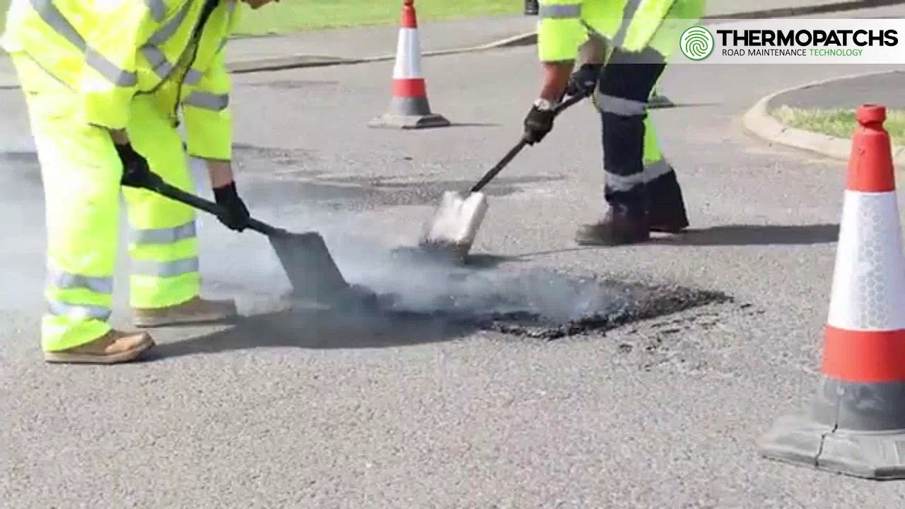 THERMOPATCHS - La solution de r&eacute;paration des rev&ecirc;tements routiers