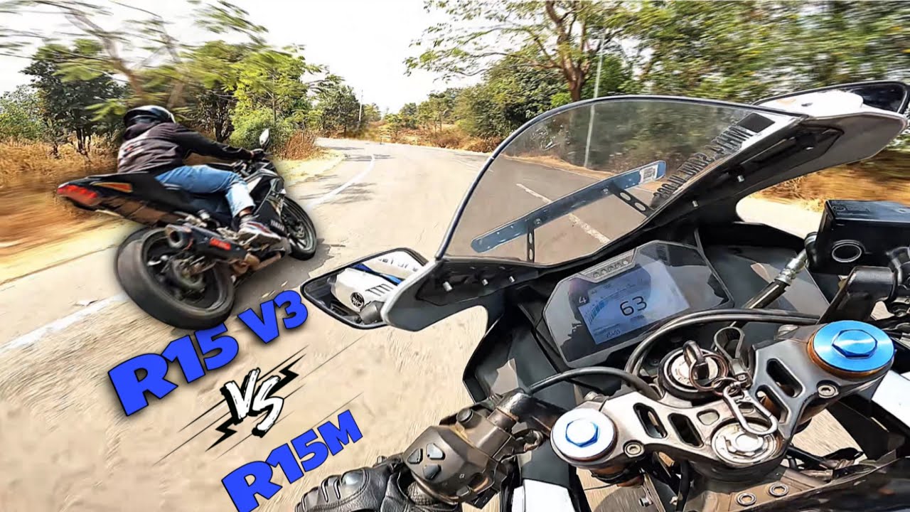 R15M vs R15 V3 🔥 Akrapovic R1 vs R9 Full System | Hyper Mode Mountain Ride 