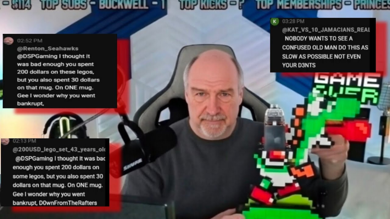 Old Man DSP Builds Lego For Pennies! Trolls Invade! Legos Did Not Save The Business 🤣