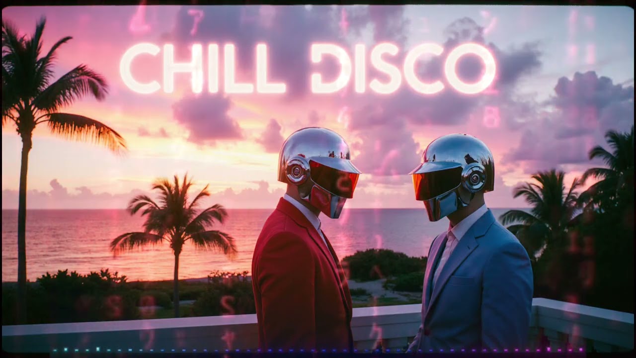 🔥 DAFT PUNK NEON AFTERDARK 🌌 Chill Disco x Sunset Funk x Beach Lounge Heat!