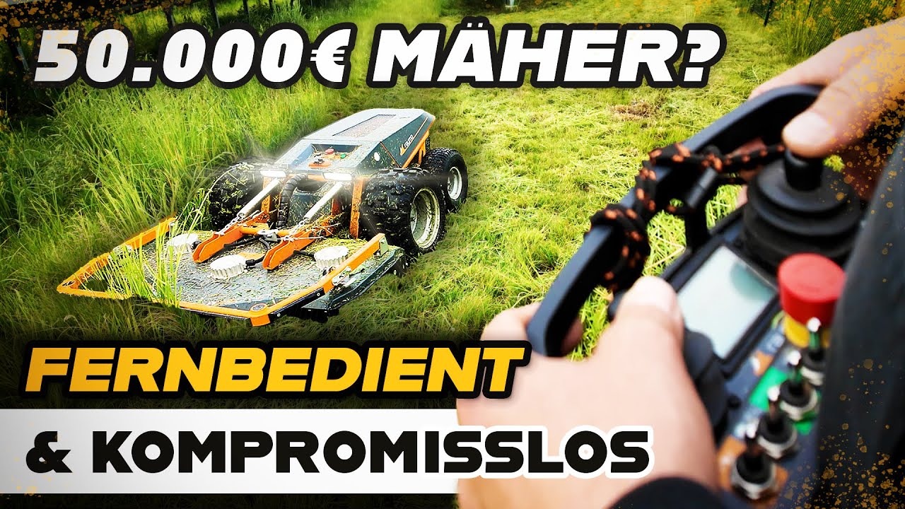 Ich teste einen 50.000 € ferngesteuerten Rasenmäher – RAYMO im Härtetest