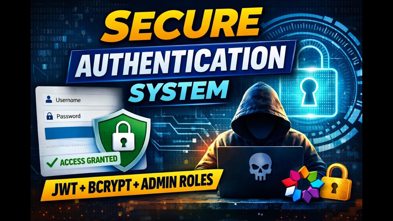 Build a Secure Authentication System (JWT, Bcrypt & Role-Based Access) || AF SOMALI