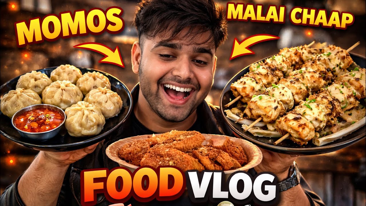“Amritsar’s Hidden Food Market | Best Malai Chaap Momos 24/7 Opne ”