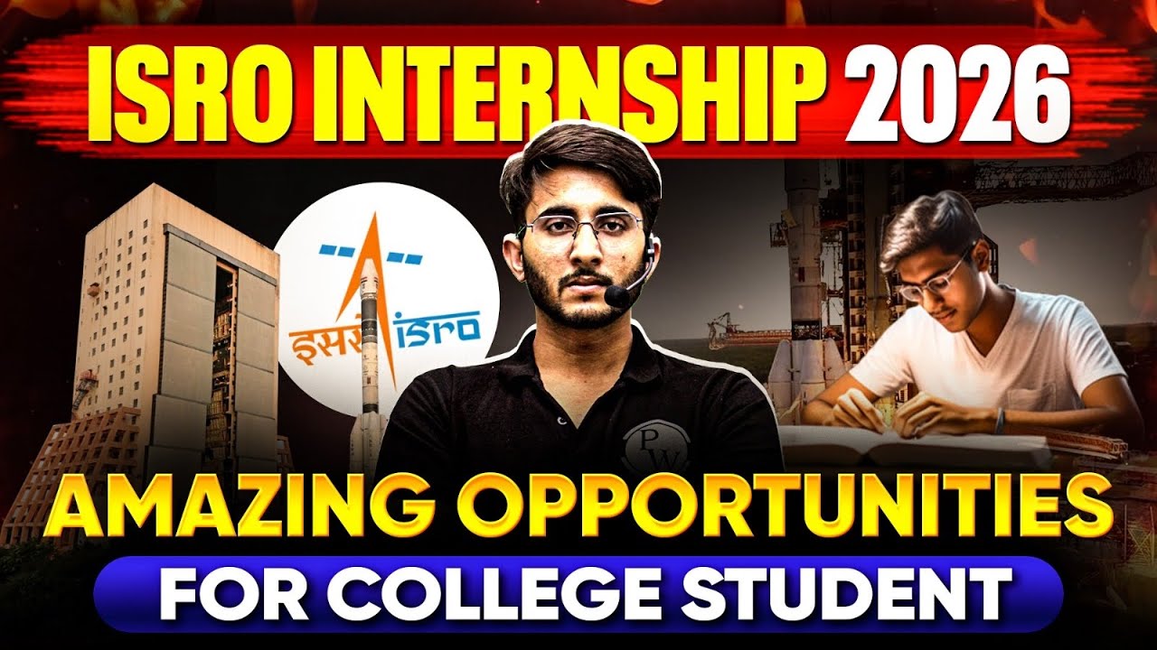 ISRO Internship 2026 😱 | Amazing Opportunities For College Students !! | Students Don&rsquo;t Miss This!