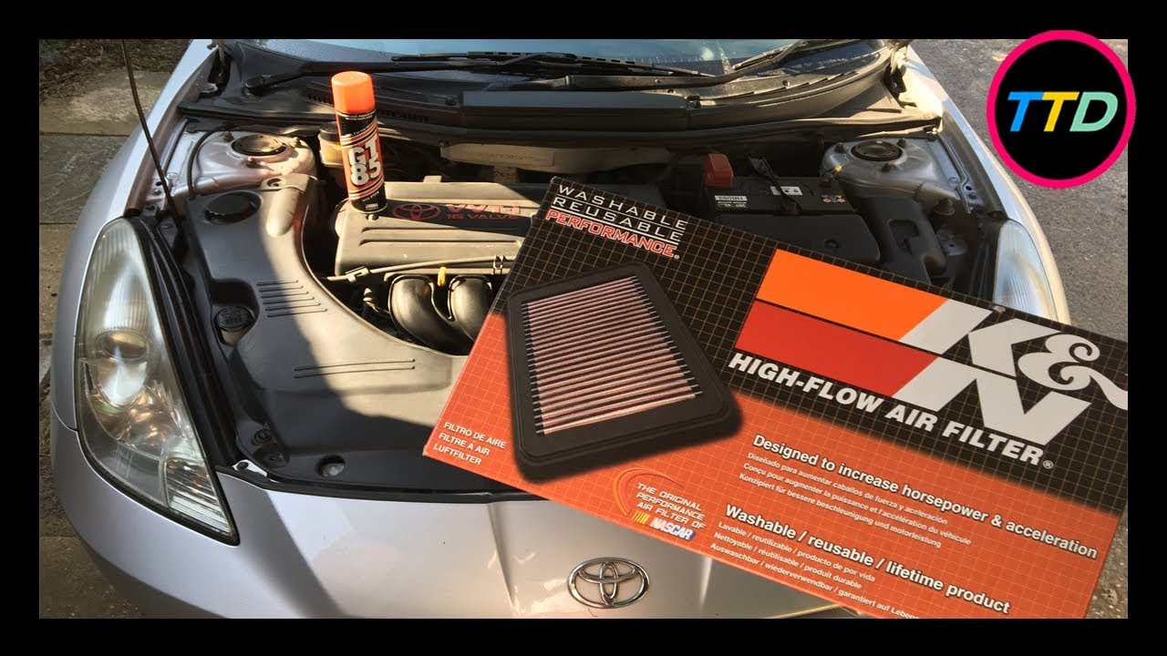 Toyota Celica - K&N Air Filter Change