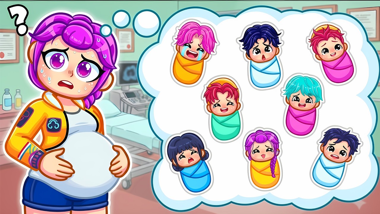 RUMI Adopts 8 Babies at Once in Roblox! Kpop Demon Hunters