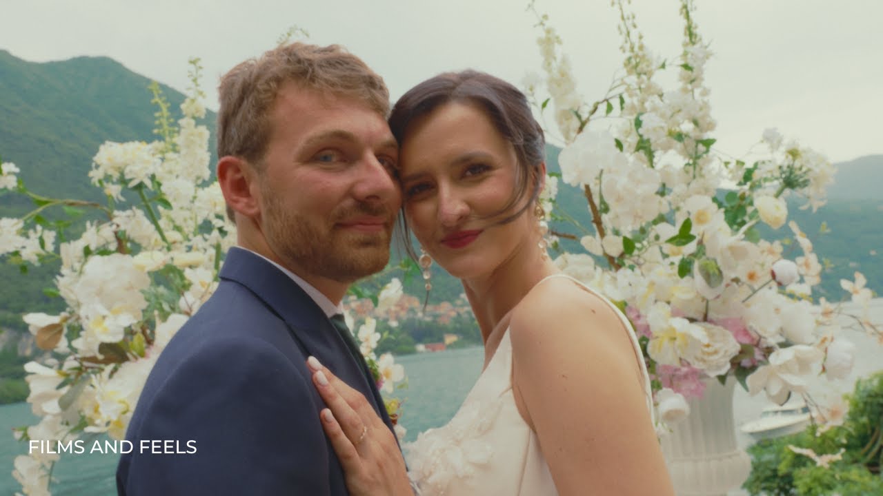 A fun french romance in Lake Como | Wedding Film