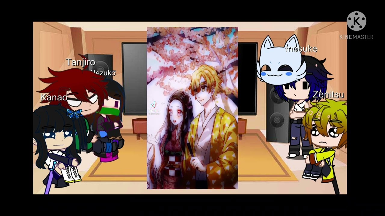 Kamaboko Squad reacts || Tanjiro +ships || 5/5 || Last part ||Tankana, Zenezu, inoaoi,some giyushino