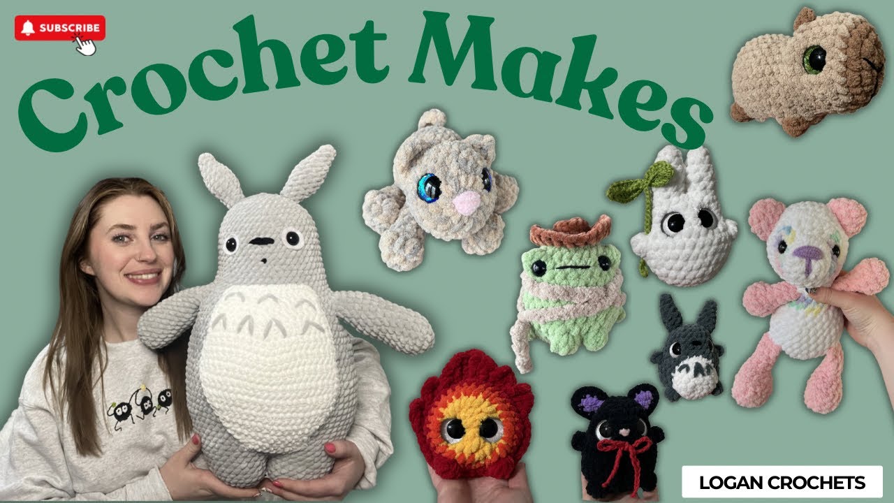 Weekly Crochet Makes! 🌟| Making Chibi Plushies + Pattern Tests 🌱