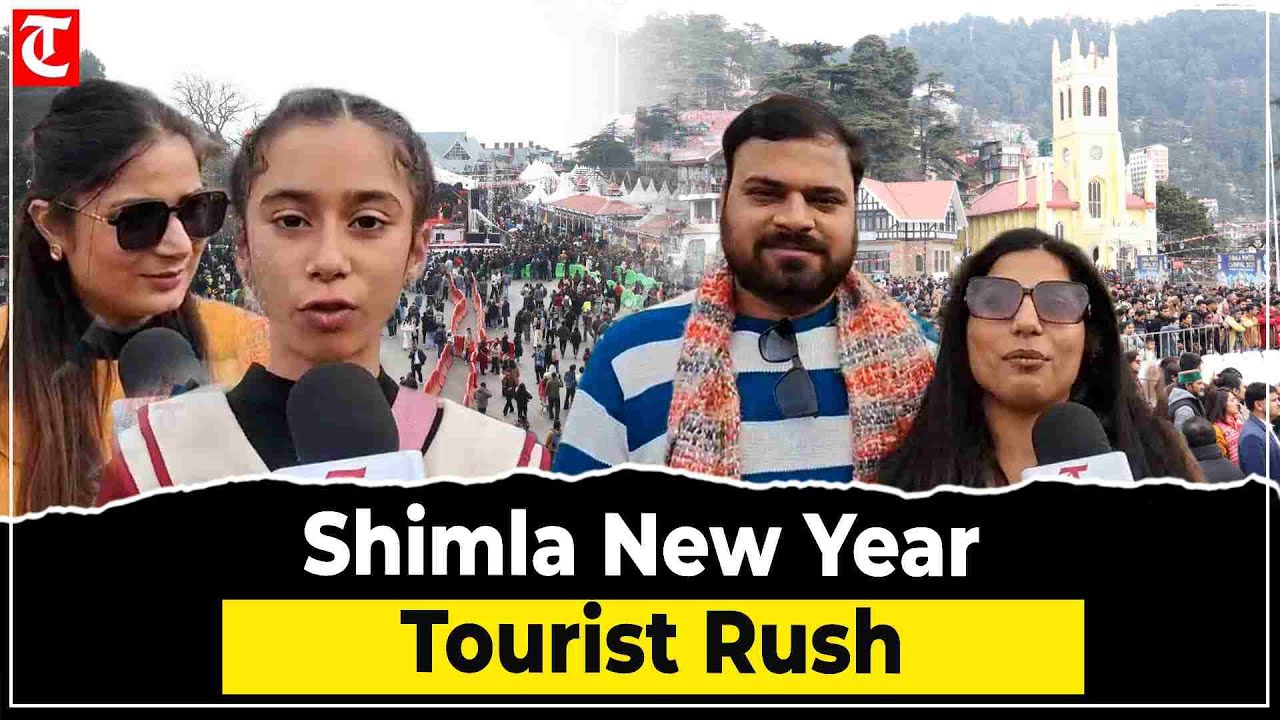 Shimla Welcomes 2026: Tourists Celebrate New Year at Ridge, Mall Road & Kufri
