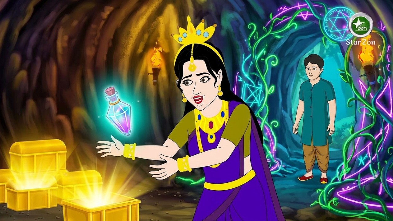 লোভী রানী ও বনের জাদুকর | অদৃশ্য গুহার রহস্য | Bangla Moral Story | Bengali Fairy Tales