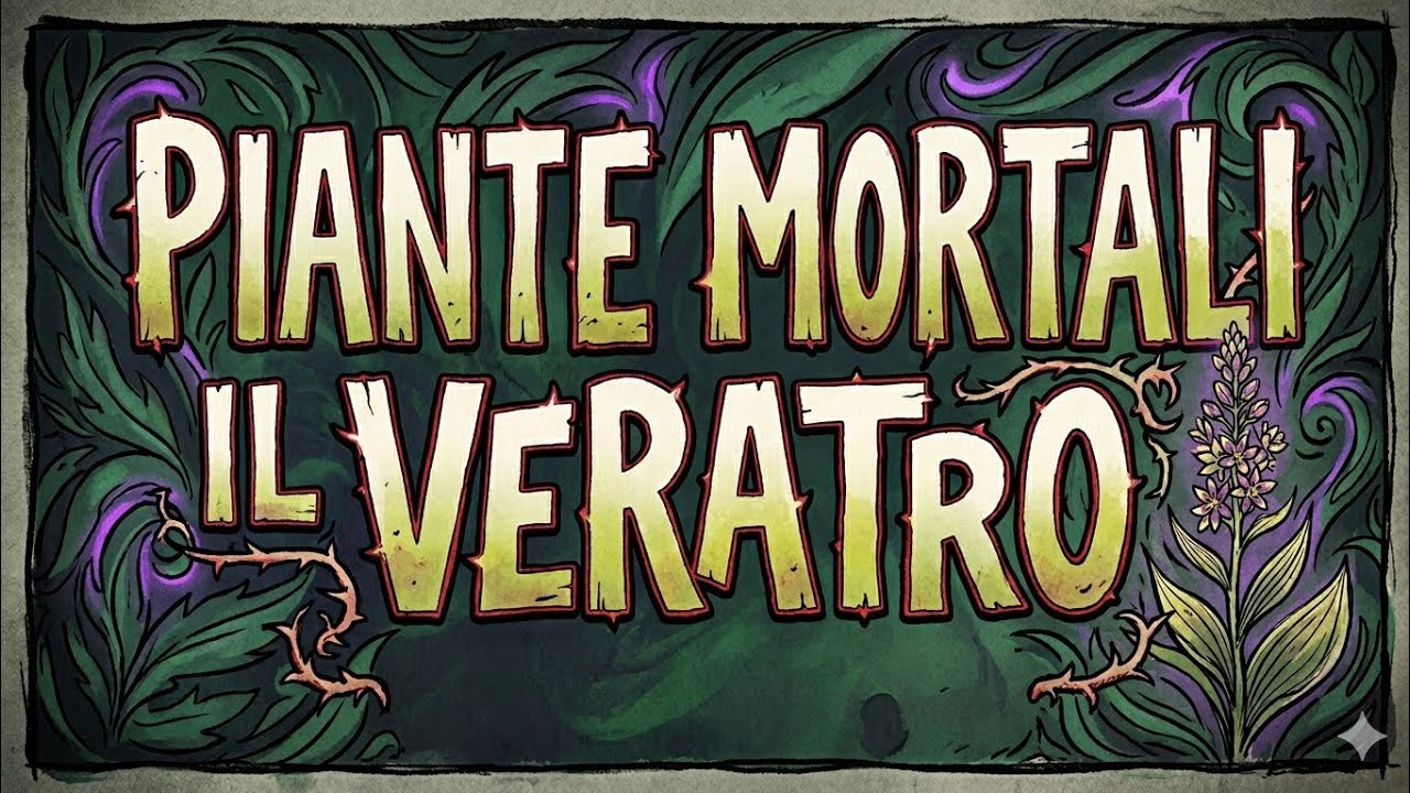 PIANTE MORTALI : IL VERATRO - Veratrum album L. Melanthiaceae
