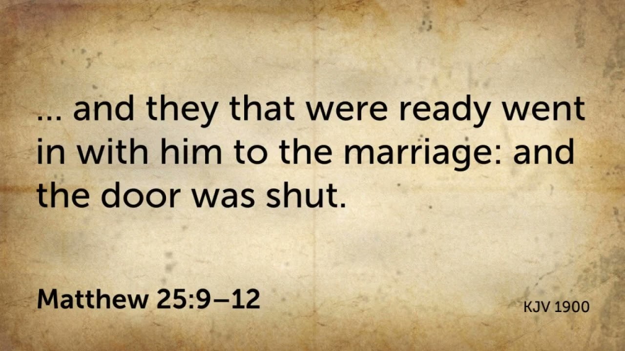 Are You Ready  Matthew 25 1 13