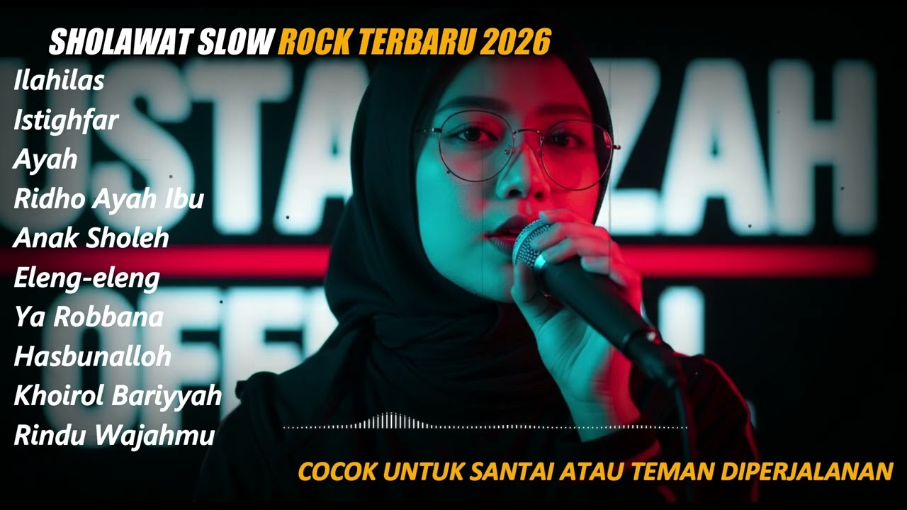 Sholawat Slow Rock Penenang Hati 🤍Sholawat Slow Rock Cocok Untuk Renungan