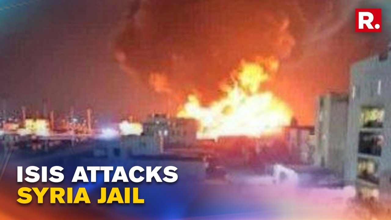 Syria Prison Attack Video: ISIS Attacks Ghwayran Prison, Clashes With SDF Forces; Terrorists Freed