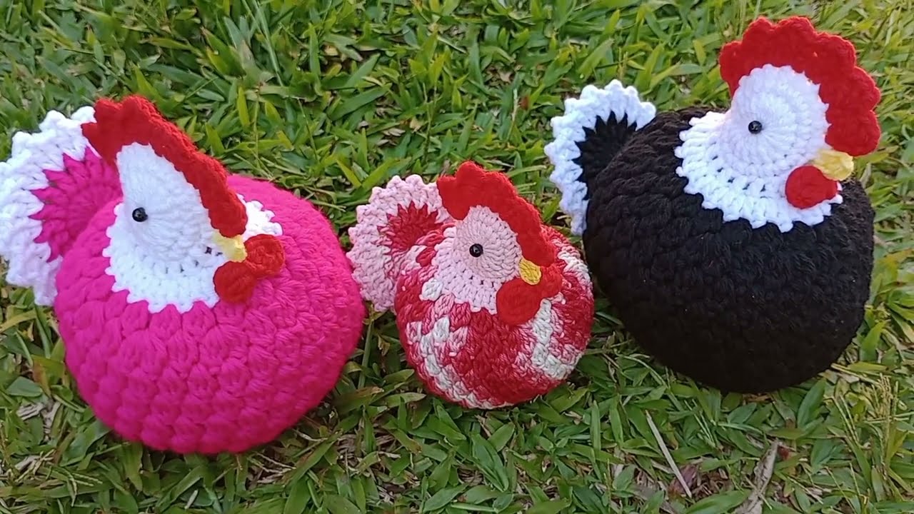 GALLINITA Tejida a crochet  Paso a Paso en español.