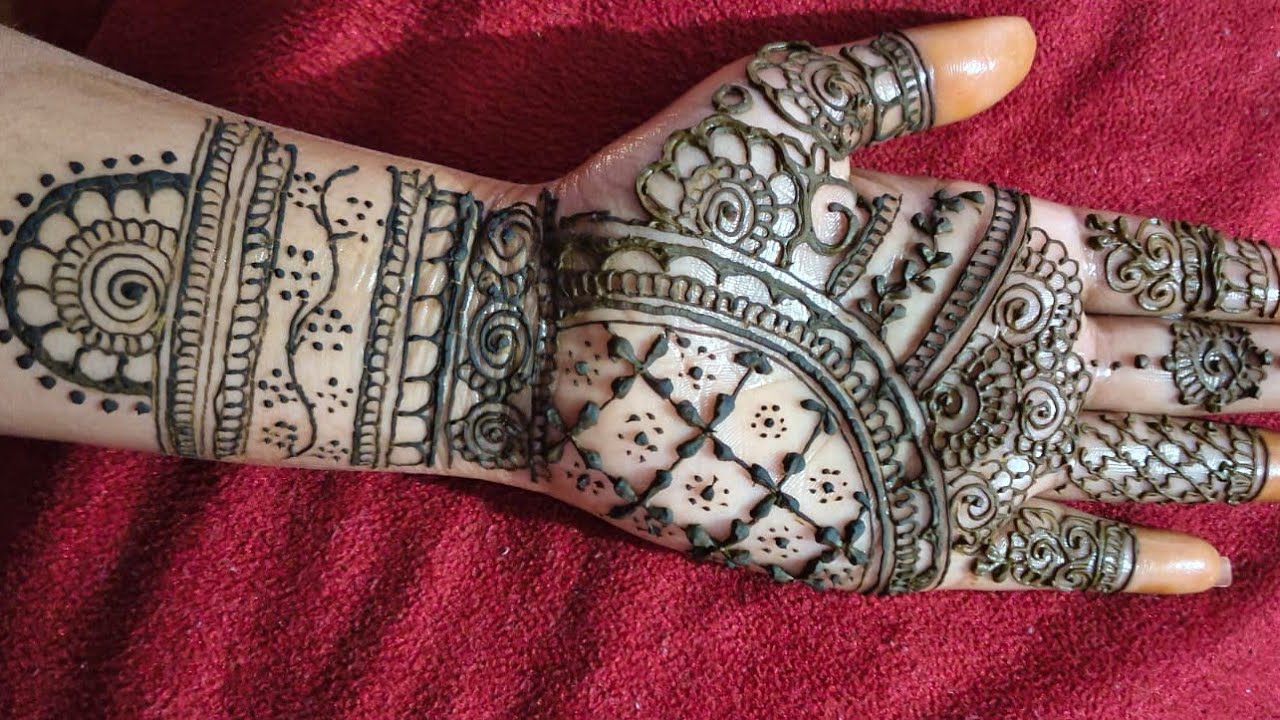 Mehndi design 2026 new style simple front hand! Beautiful mehndi design! 🌿🥀