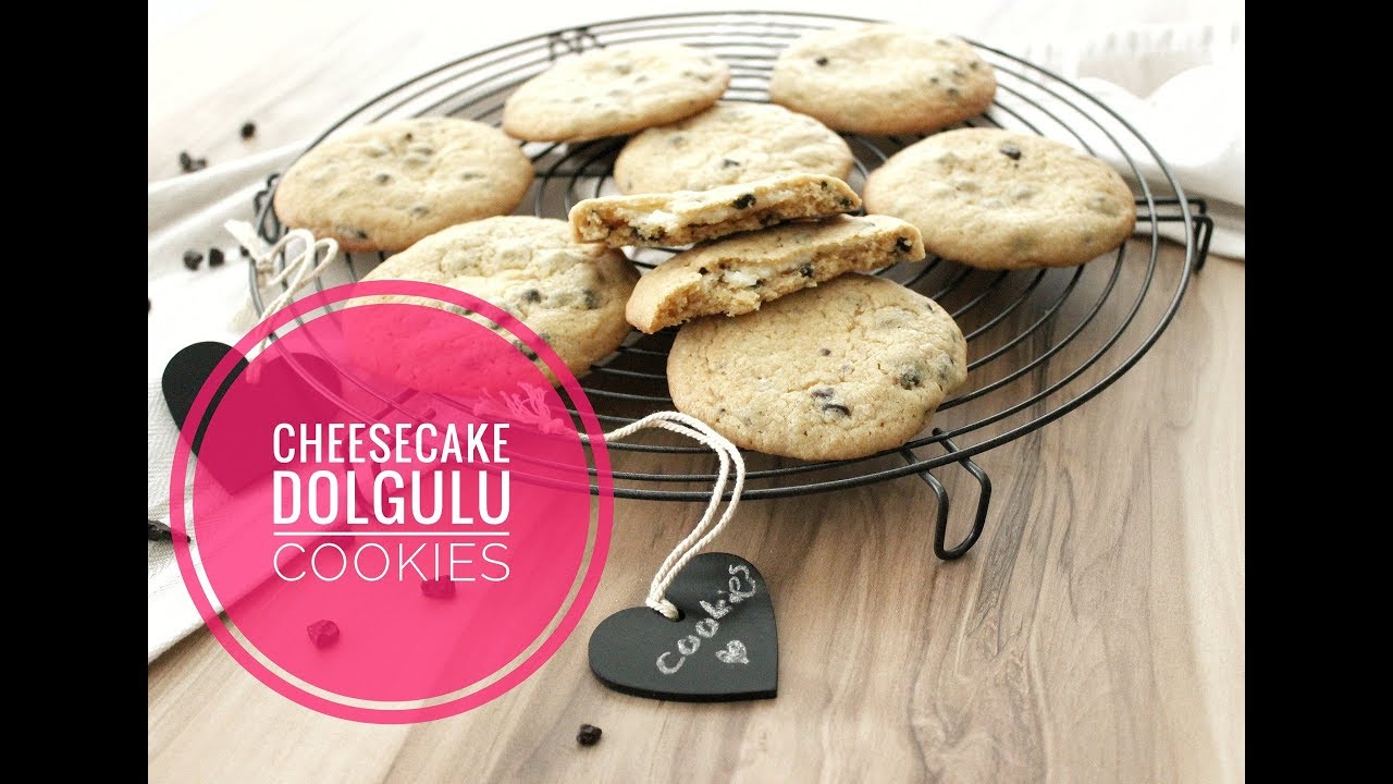 NEFİS COOKIES TARİFİ, CHEESECAKE DOLGULU COOKIES