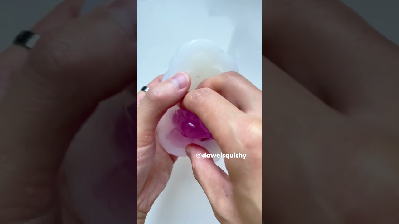 crystal clear grape 🍇#satisfying #stressrelief #relaxing #stressfree #handmade