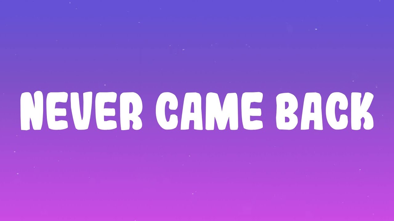 The Kid LAROI - NEVER CAME BACK